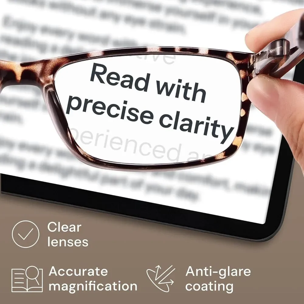 5 pack Reading Glasses with Blue Light Protection/ +2.00